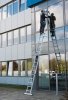 Drabina do mycia okien 3-elementowa ze stopniami KRAUSE  - zestaw wys. robocza 5,65m  842060